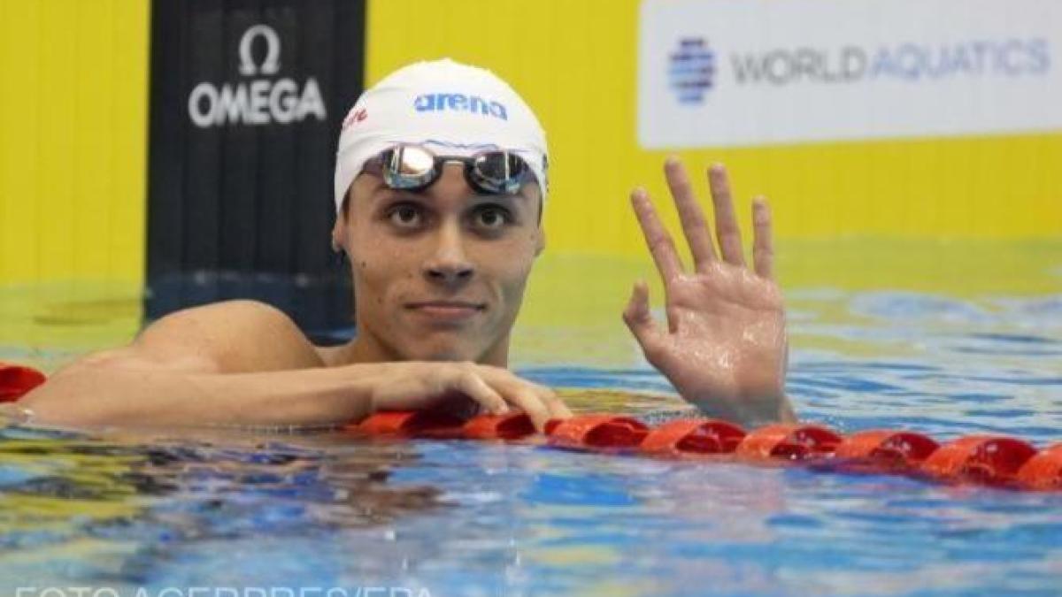 La ce oră începe finala lui David Popovici la 100 m liber
