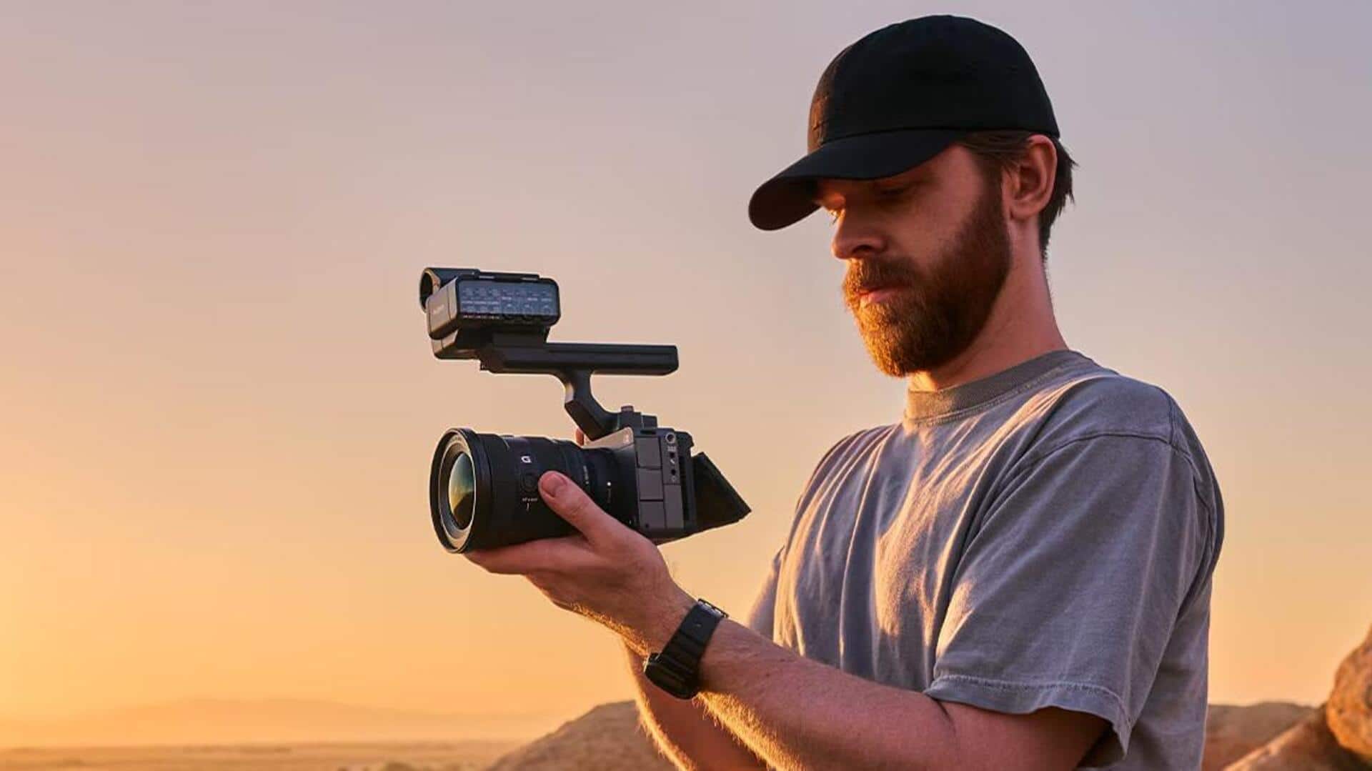 Sony's new cinema camera offers 5K recording, built-in AI processing