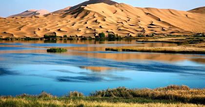 Badain Jaran Desert - Towers of Sand and Lakes