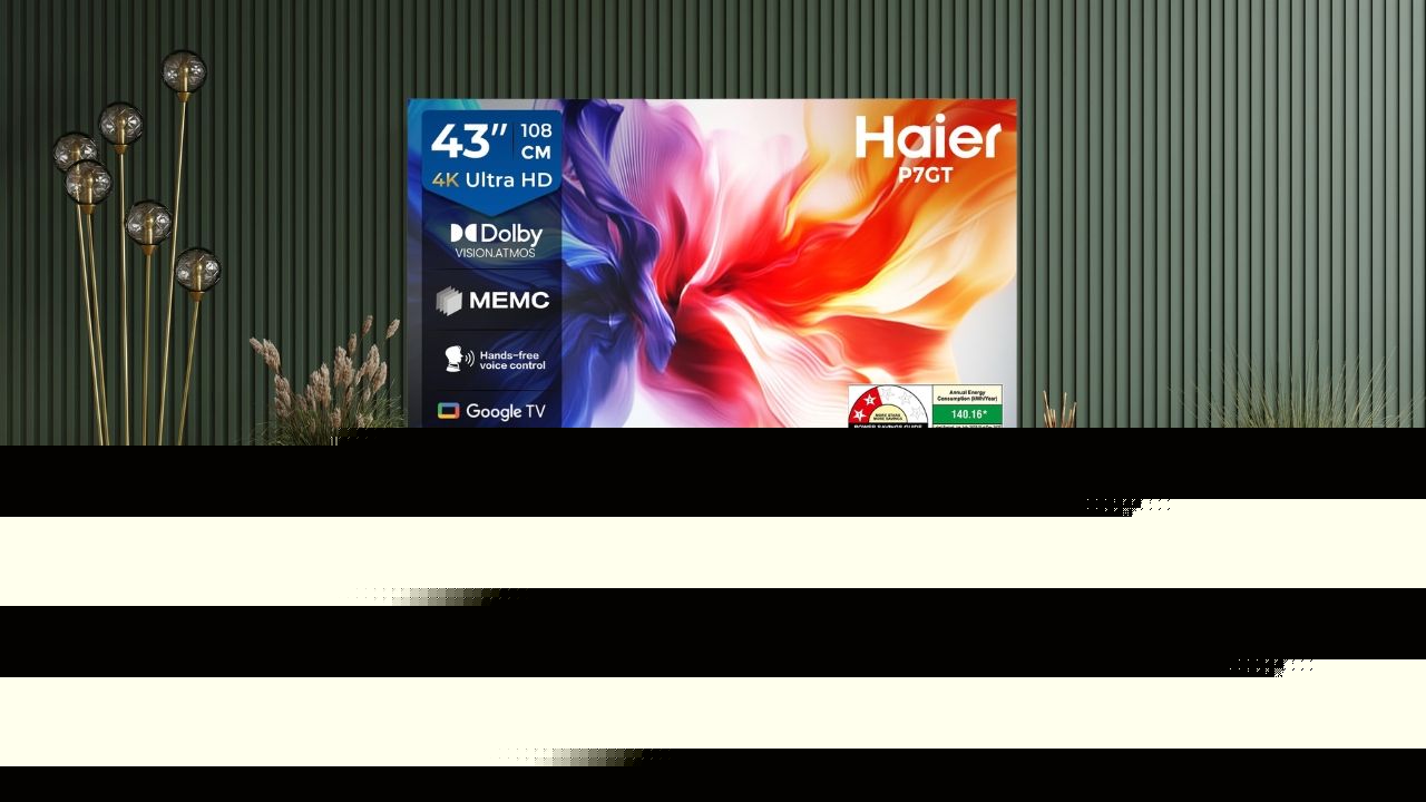 Haier 43 Smart Tv పై అమెజాన్ సేల్ ఆఫర్ ప్రైస్ చూస్తే కళ్ళు మూసుకొని కొనేస్తారు.!