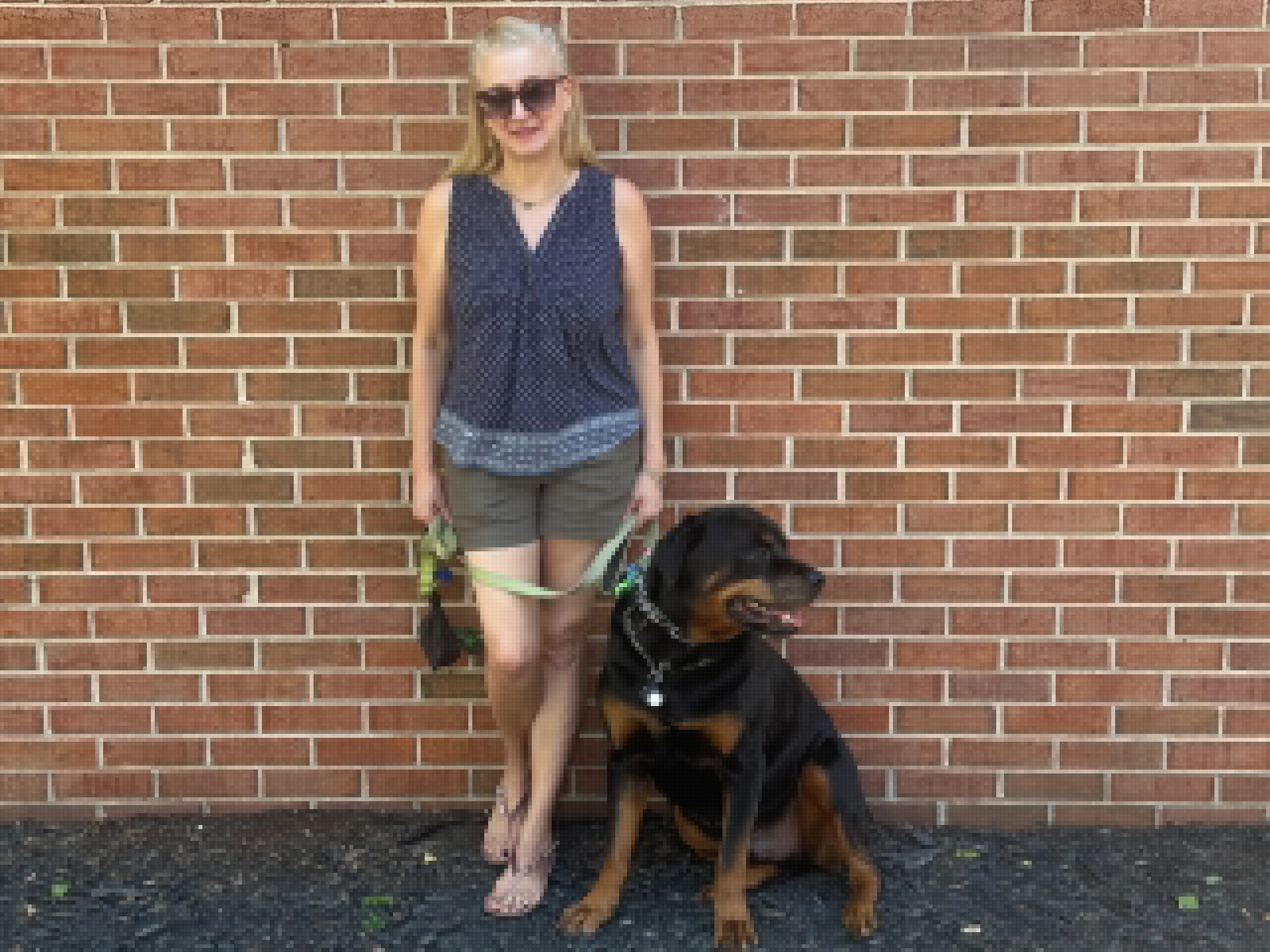 After fireworks caused her dog to panic, a stranger offered them a ride home