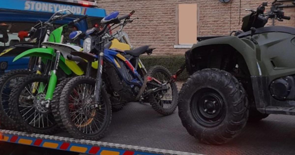 Police tackle concerns about nuisance motorbikes in Bradford park