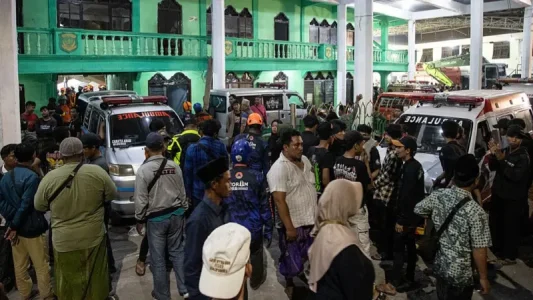 Three Dead, Dozens Missing As School Collapses In Indonesia