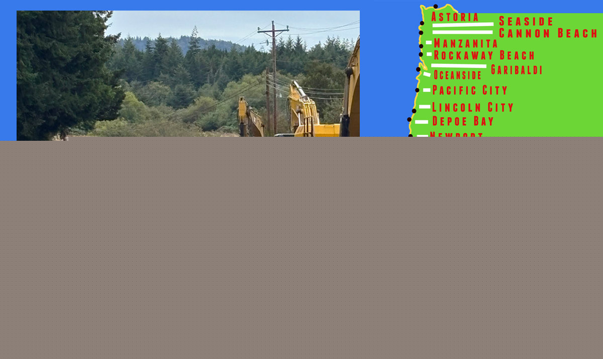 South Oregon Coast Highway 101 Reopens Ahead of Time - Between Bandon, Port Orford