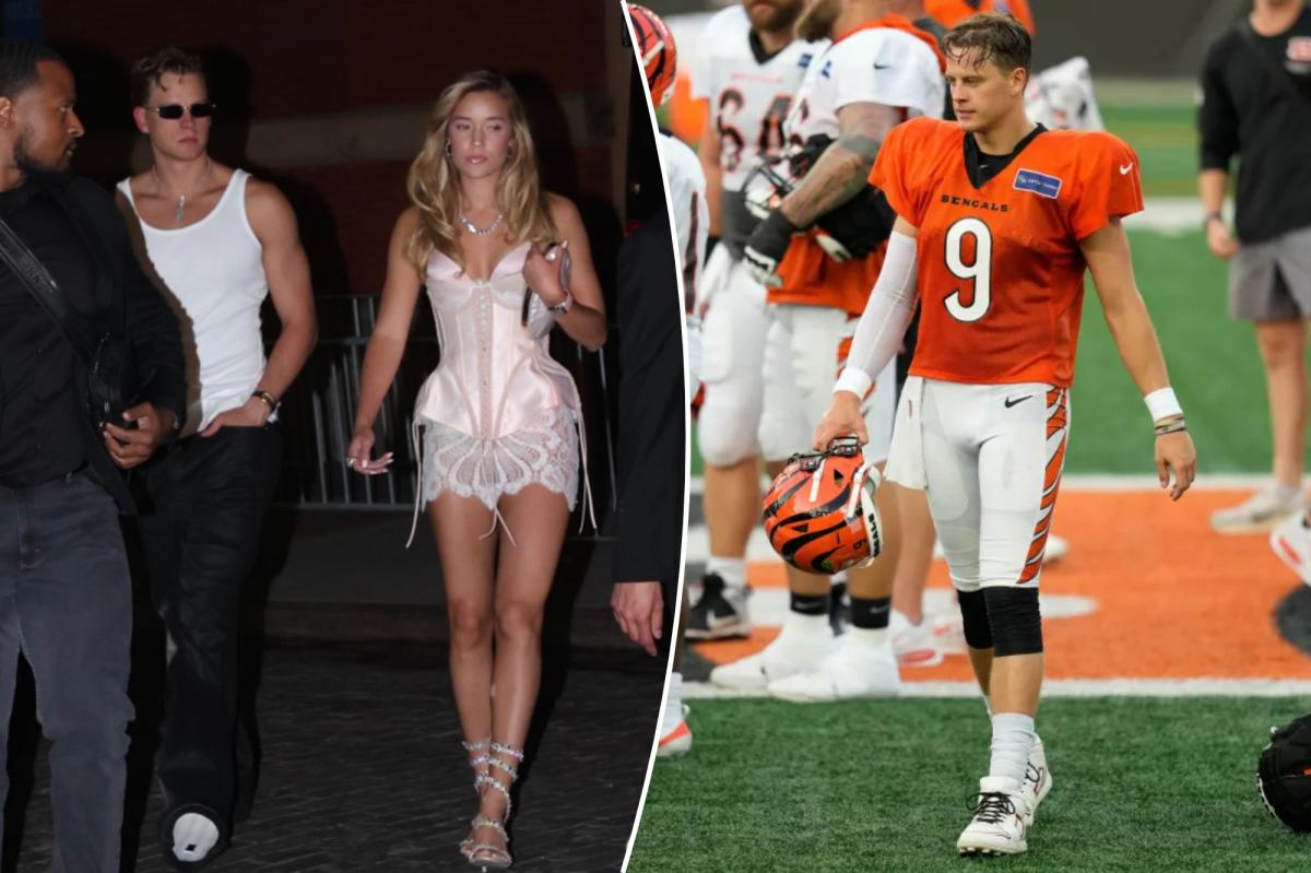 Joe Burrow, Olivia Ponton spotted sharing a moment after Bengals practice