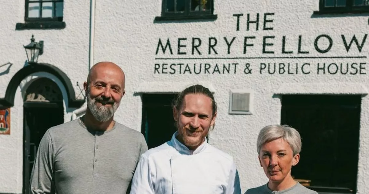 Pub with restaurant in old skittle alley where landlady pulled her first ever pint on opening night