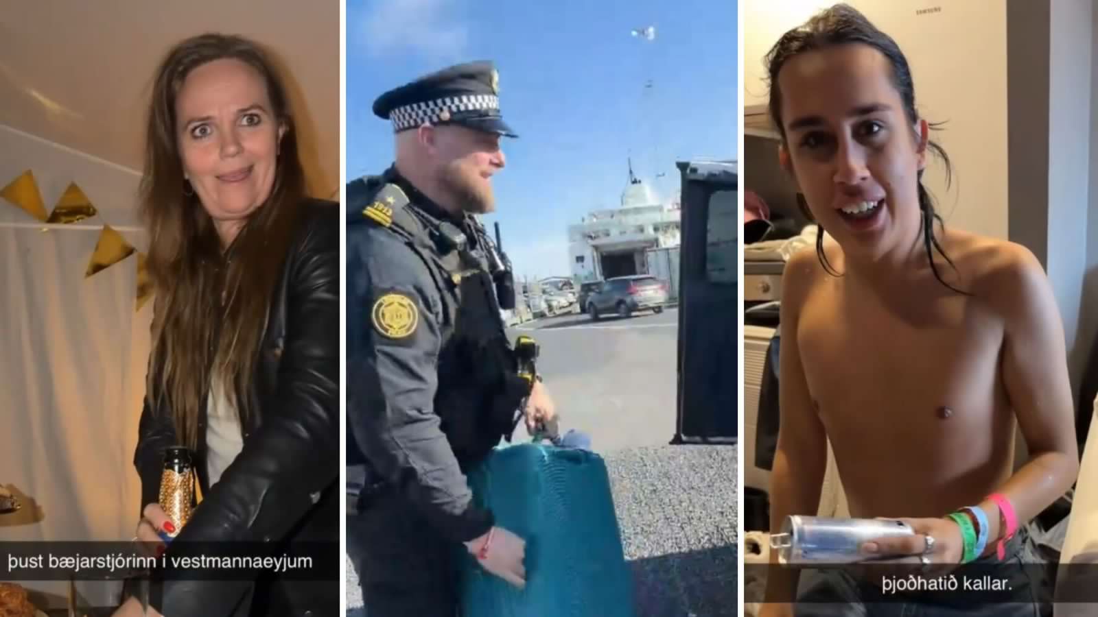 Gugga á Þjóð­há­tíð: „Er þetta leigu­bíll? Nei, þetta er pó-pó“