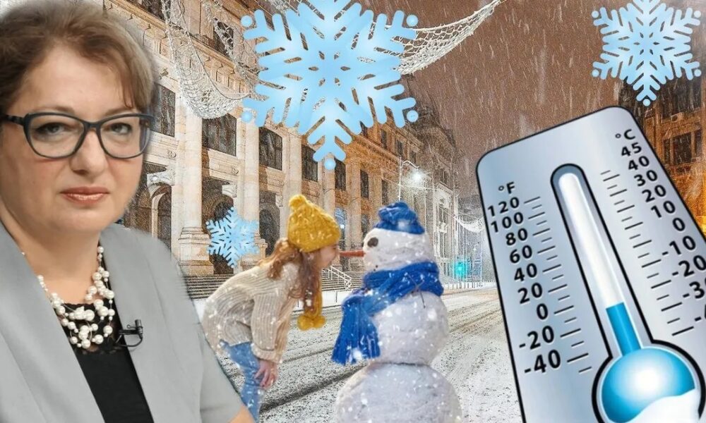 EXCLUSIV Vremea se schimbă radical. Florinela Georgescu (ANM) anunță ninsori abundente și viscolite: „Stratul de zăpadă va fi consistent”