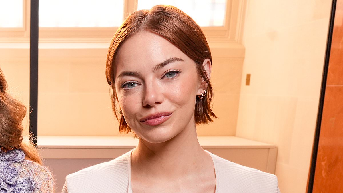 Emma Stone fans are left shocked as they claim star looks unrecognisable at the Louis Vuitton catwalk show at Paris Fashion Week