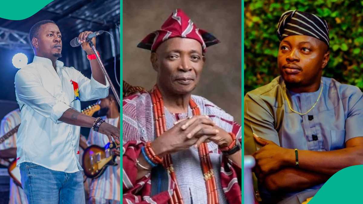Olubadan: Hon Yusuf Adebisi Taye currency's son reacts to father's performance at coronation in clip
