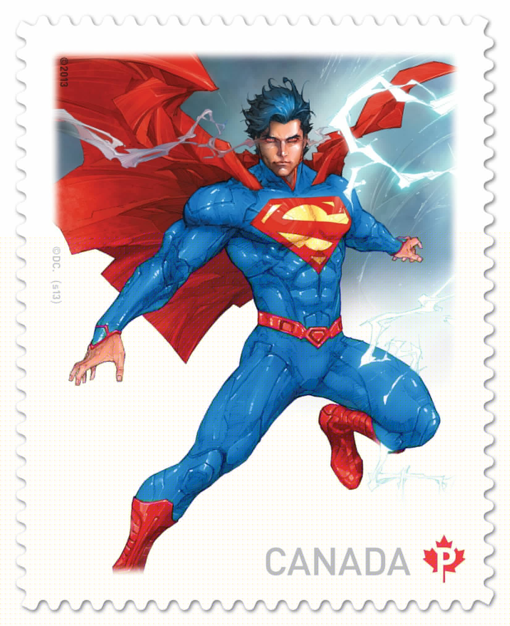 Canada Post unveils ‘Superman’ stamps