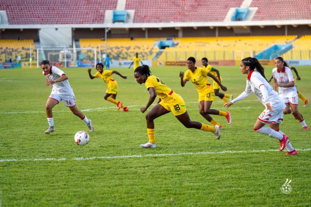 Jonina Ladies’ Agnes Yeboah scores with first touch on Black Princesses’ debut against Tunisia