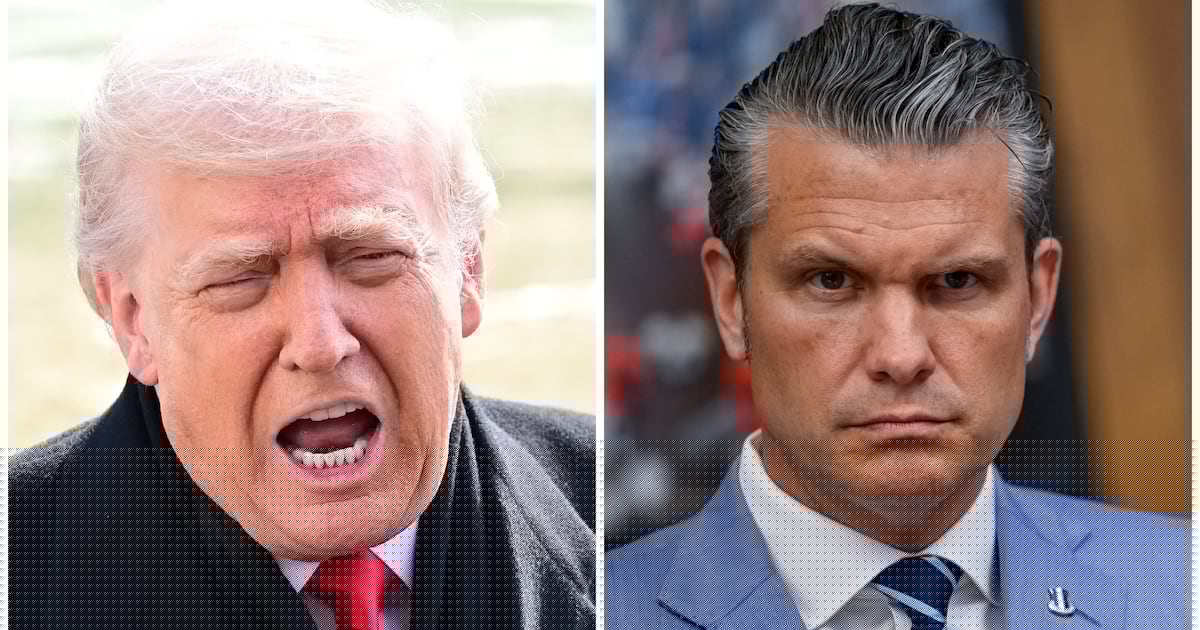 Furious Trump’s Camp David Meltdown at Pentagon Pete Exposed