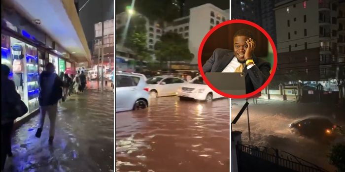 Sakaja on the Spot as Heavy Rains Cause Night Floods, Render Roads Impassable