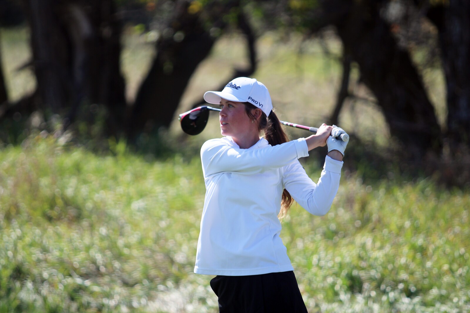 Des Lacs-Burlington's Laila Christianson wins second ND Class B girls golf state title