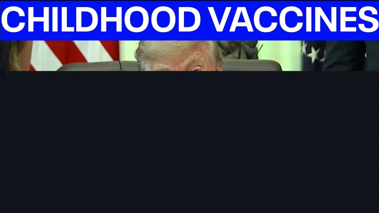 Trump signs executive order on childhood vaccines