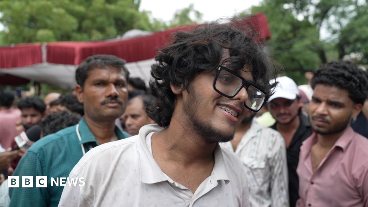 Watch: Protesters celebrate resignation of India's education minister