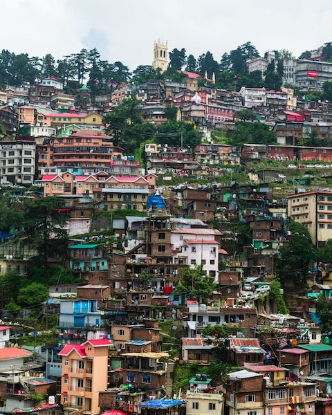 Shimla: Sunny And Shady Side