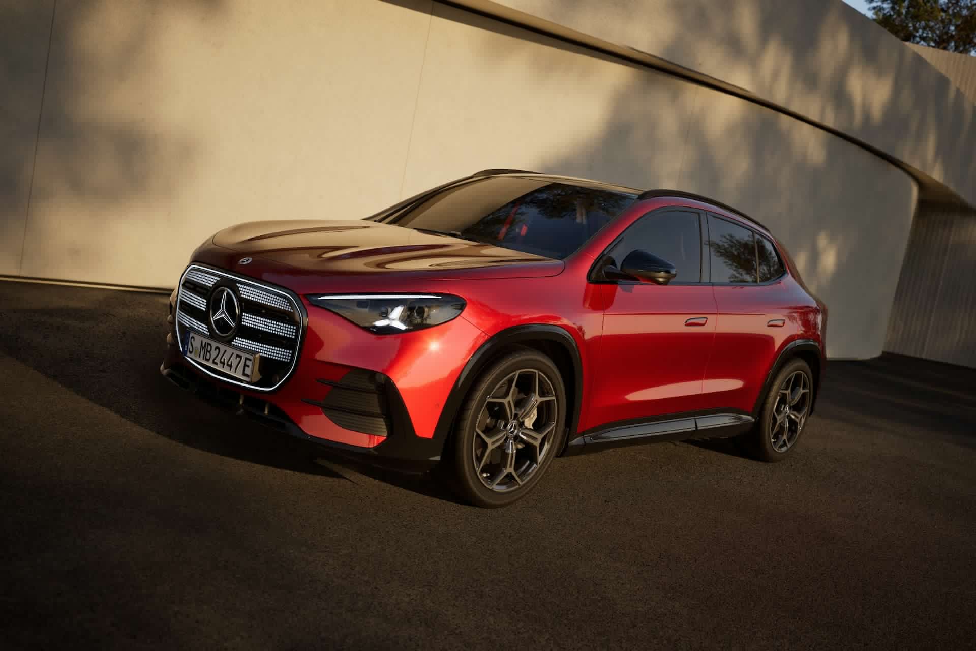 2028 Mercedes-Benz GLA debuts as both hybrid and EV