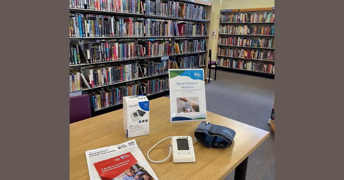 Blood pressure monitors are now available to borrow from West Sussex libraries