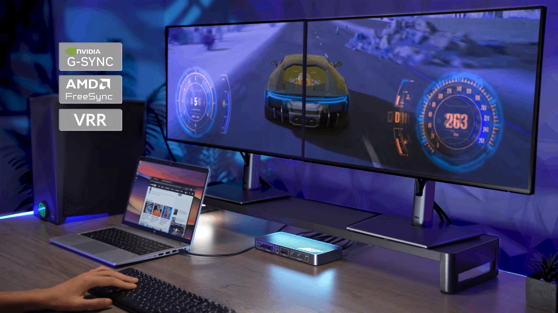 AV Access Demonstrates Dual-Monitor High-Refresh Gaming Performance with the iDock B10