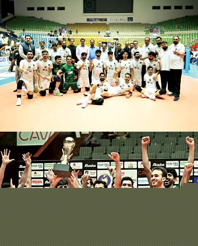 Perfect Pakistan beat Bangladesh  to clinch CAVA Volleyball crown