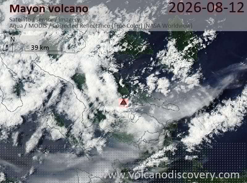 Mayon Volcano Volcanic Ash Advisory: ERUPTION AT 20260812/1003Z FL100 EXTD ENE REPORTED OBS VA DTG: 12/1010Z