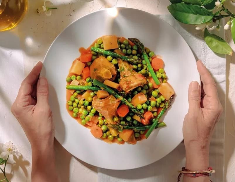 Comment on Greek peas with asparagus and artichokes by englishlessonsinchania