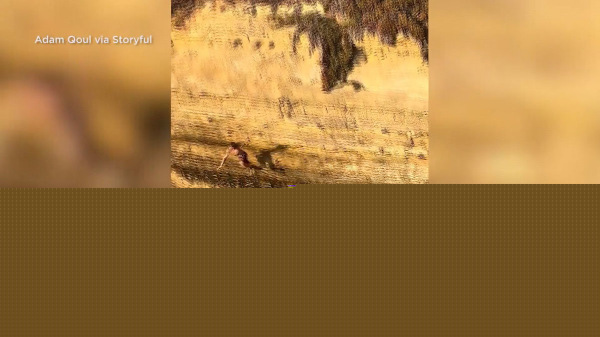 CAUGHT ON CAMERA: San Diego man falls from cliff