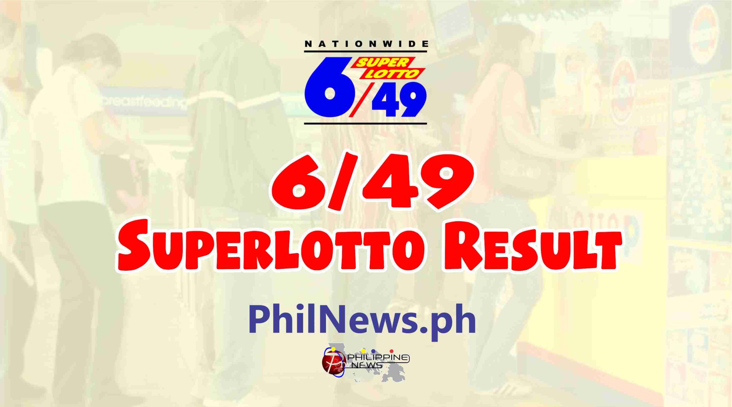 6/49 LOTTO RESULT Today, Thursday, August 6, 2026