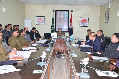 RRPC meeting focuses on crime prevention, Ramazan security in Rawalpindi