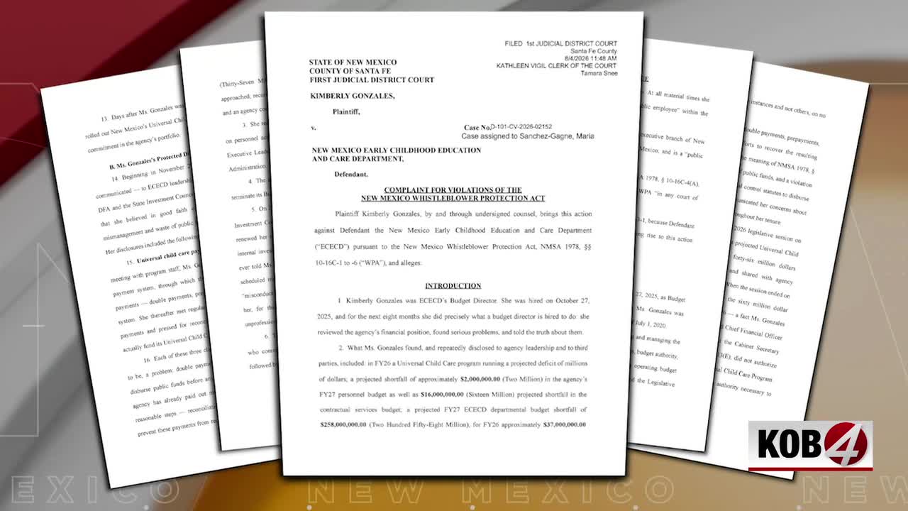 Second whistleblower claims she was fired for flagging child care funding gap