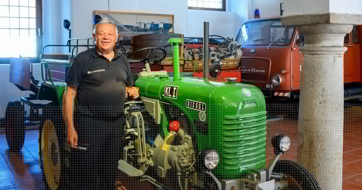 Im Feuerwehrmuseum - Kultiger Steyr-Traktor half beim Feuerlöschen