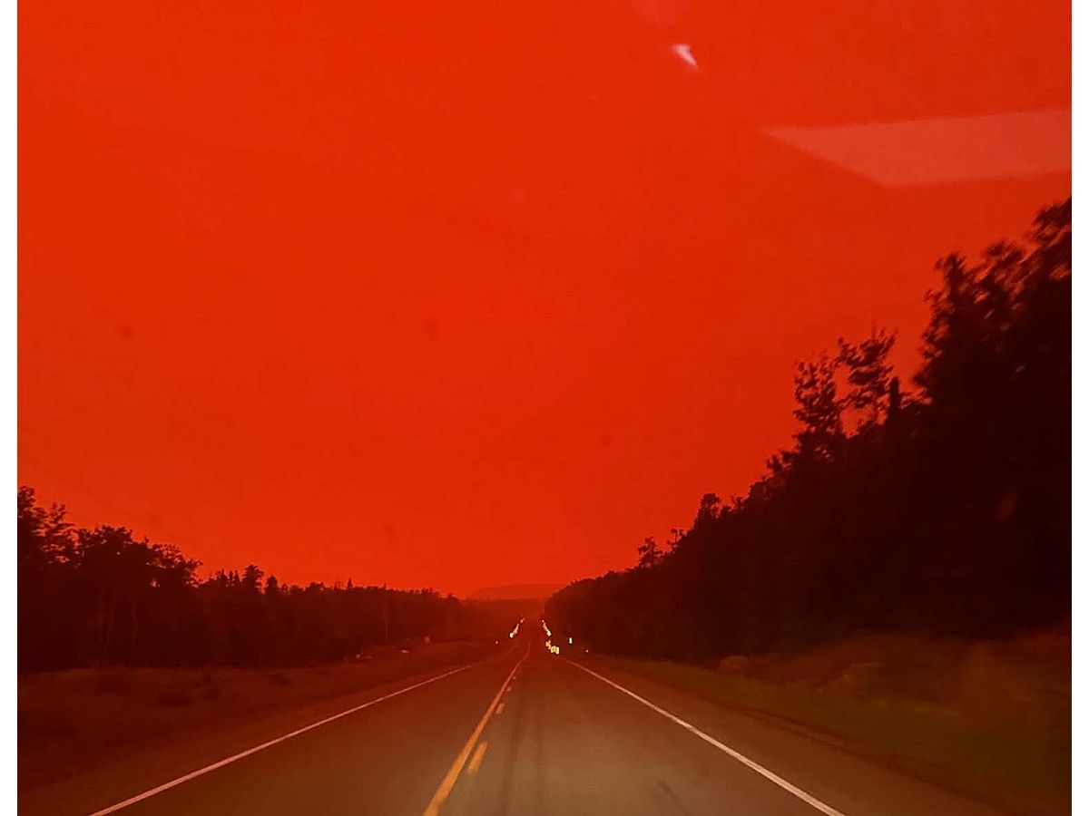 Increased risk on North Shore and Manitoulin from wildfire smoke