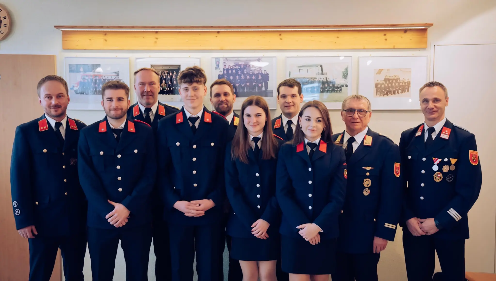 Start ins neue Feuerwehrjahr mit vier Angelobungen