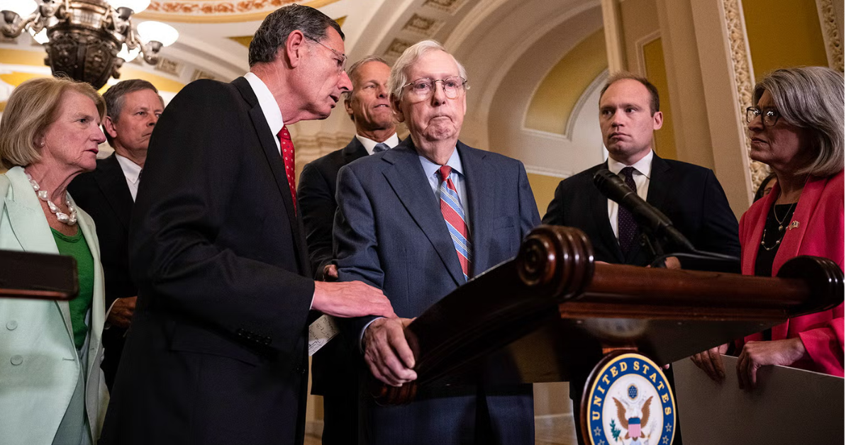 Mitch McConnell released from rehab center after fall, pneumonia