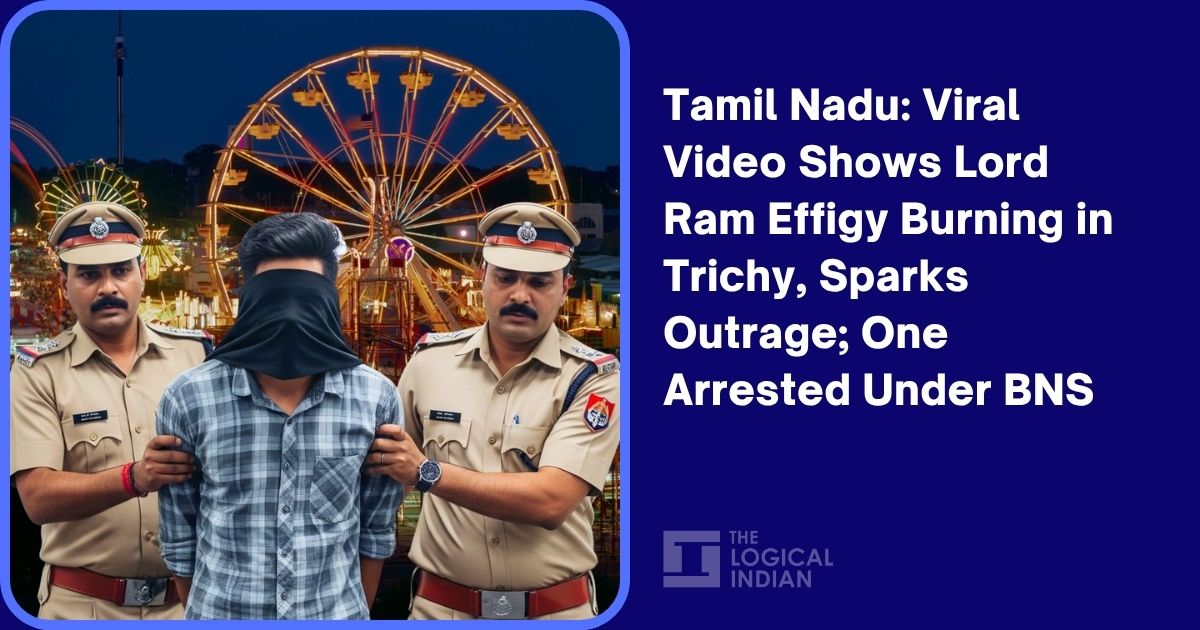 Tamil Nadu: Viral Video Shows Lord Ram Effigy Burning in Trichy, Sparks Outrage; One Arrested Under BNS