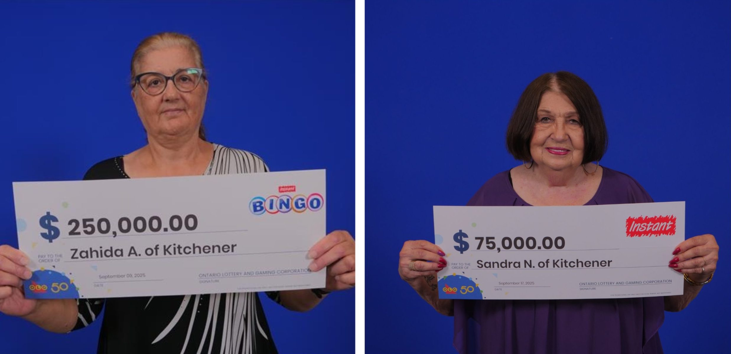 Two Kitchener grandmothers win top prizes with OLG lottery games