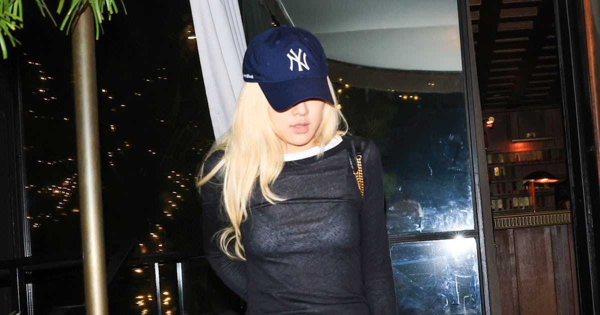 Rosé Reworks a Leather Power Skirt Into Her Off-Duty Style