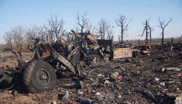 Drone operators destroy car carrying Russians trying to break through to Myrnohrad center