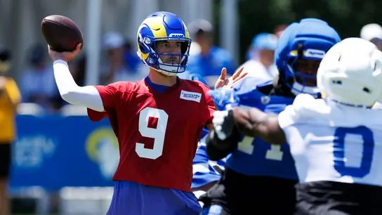 The LA Rams put pads on for the first time this training camp