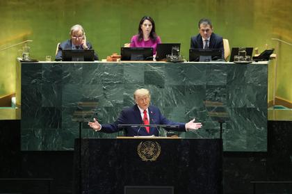 ‘Your countries are going to hell’: Trump attacks allies’ policies in combative UN address
