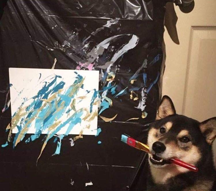 Dogs - An artist