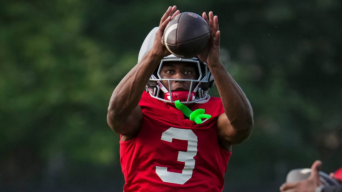 Transfer receiver stealing the show at Ohio State practice