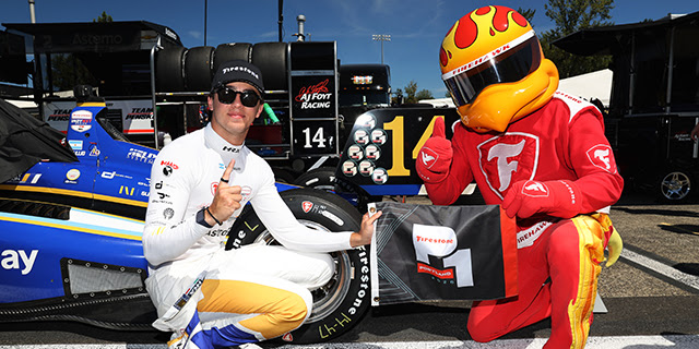 De Tullio Drives Closer to Record With Portland Pole