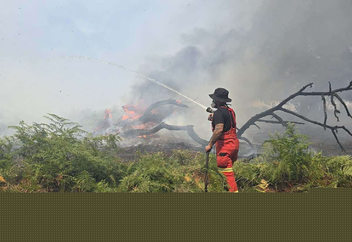 More road closures announced as fire crew continue to battle heathland blaze