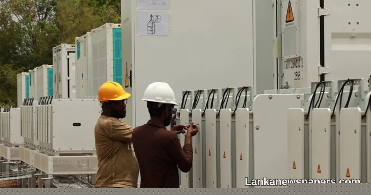 Sri Lanka Set to Link Commercial Battery Storage Systems to National Grid by September