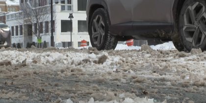 Cold weather and road salt shortages are impacting storm cleanup