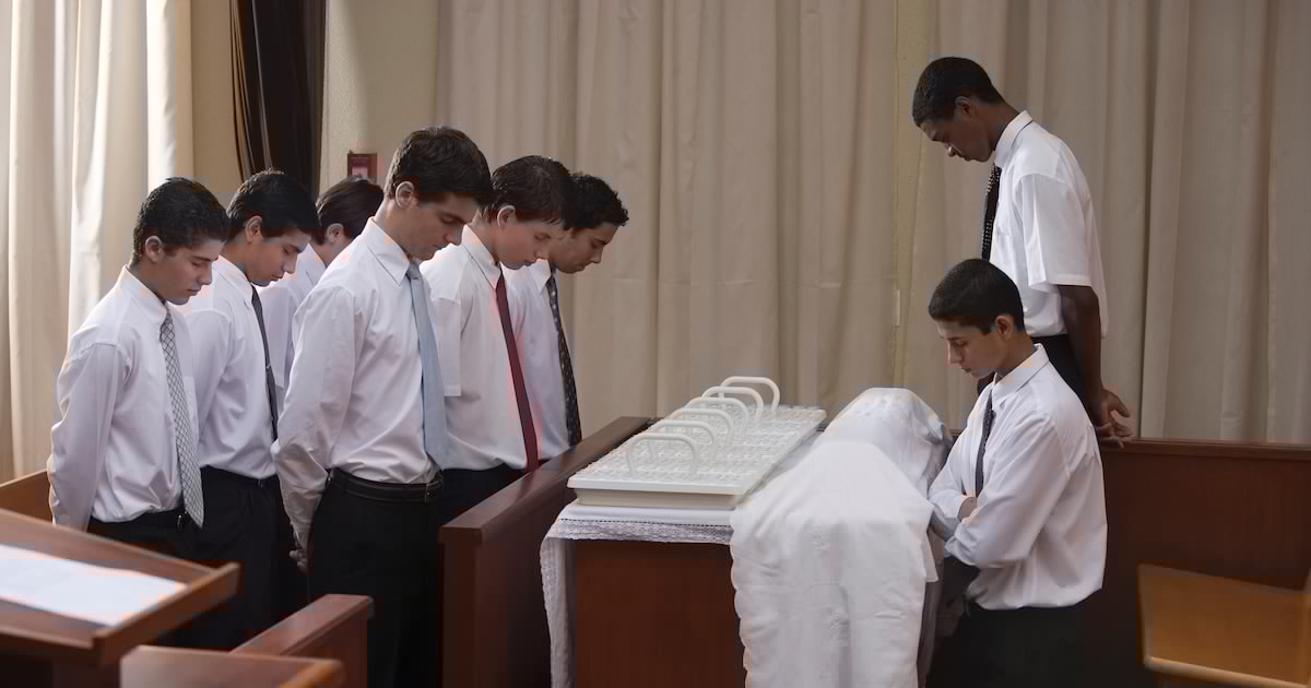 Latest from Mormon Land: Does it really matter who gets the sacrament first?