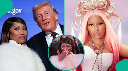 Video: Watch as Trump singles out Nicki Minaj's nails for praise